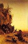 Hermann David Solomon Corrodi The Ambush painting